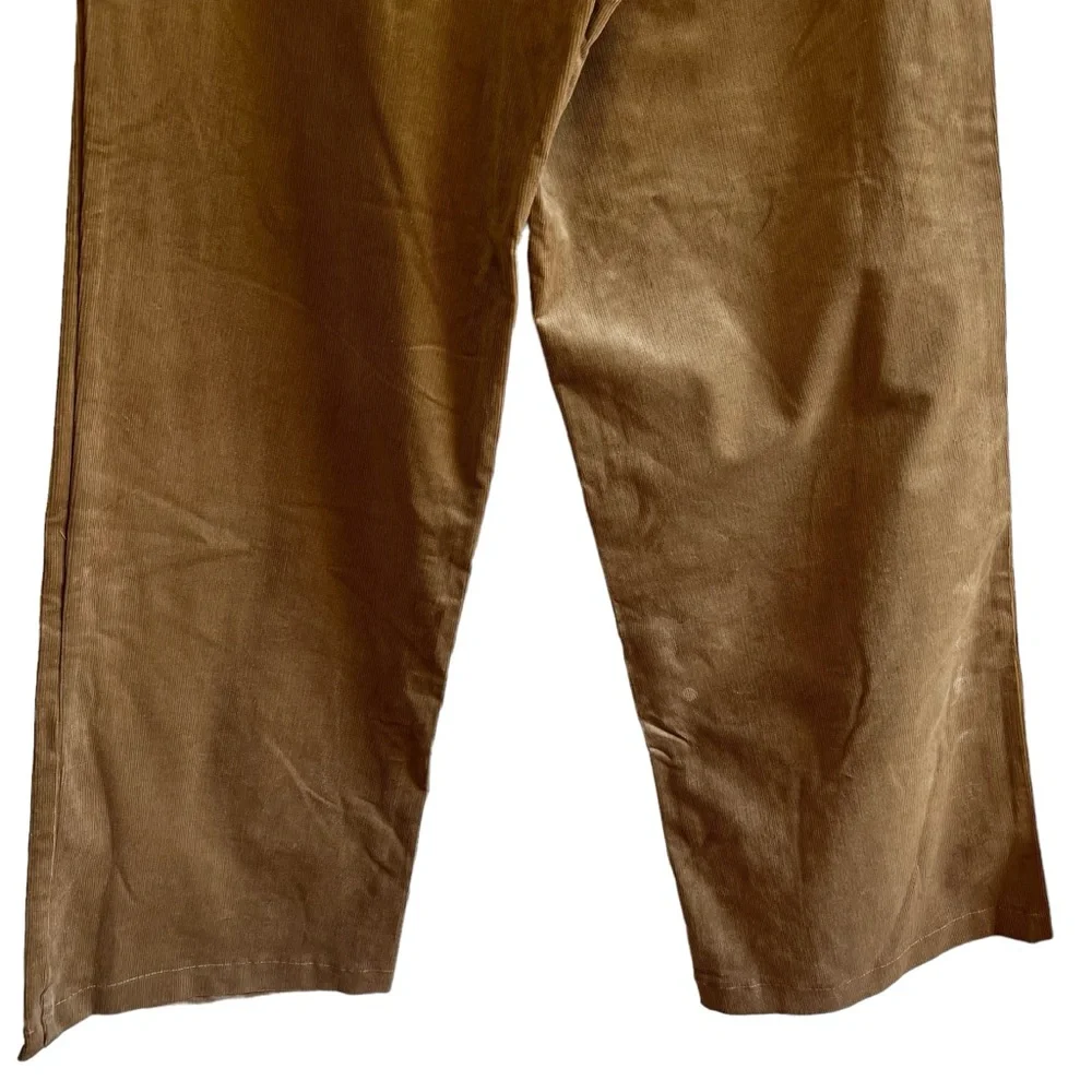 Smash & Tess tan corduroy wide leg high waist pants size L excellent condition - Picture 9 of 11